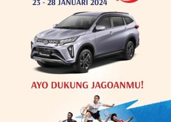Turnamen Bulutangkis Internasional DAIHATSU INDONESIA MASTERS Siap Digelar Pada 23-28 Januari 2024