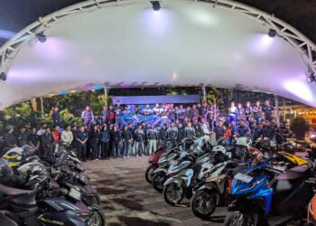 Night Ride Honda Vario Street Nation Satukan 150 Bikers, Vario Street 125 Jadi Sorotan